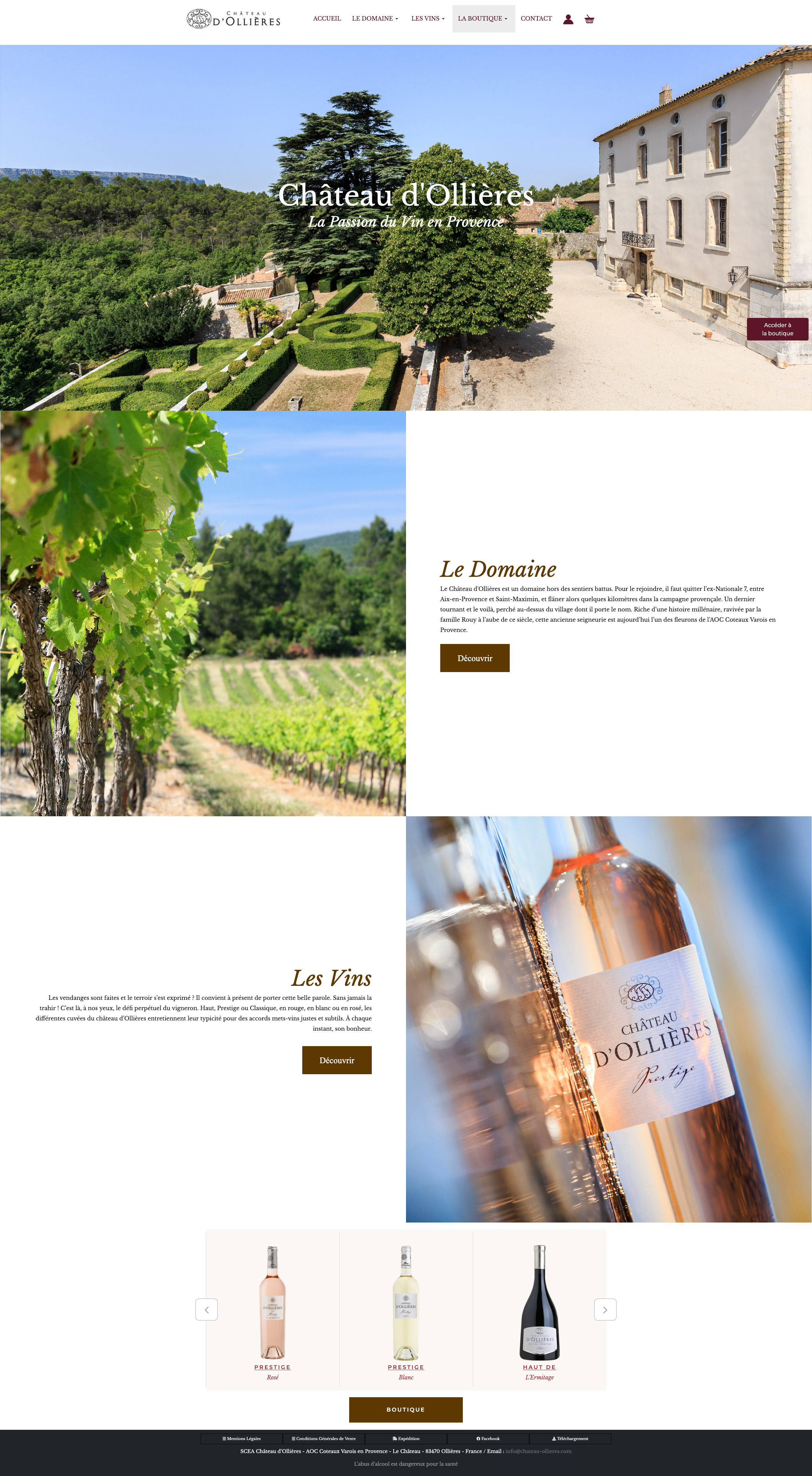 chateau-ollieres.com