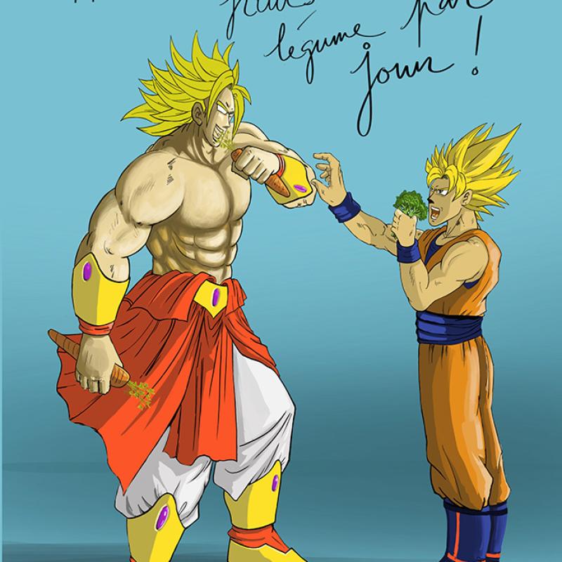 AMnger 5 fruits et légume