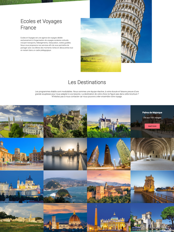 Site Ecole et Voyage