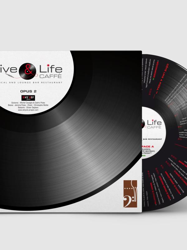 Vynile Menu Live&Life Caffè